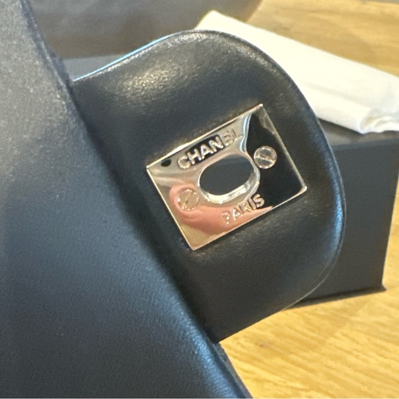 Authentic Chanel Mini Top Handle Fap Bag 24P Black - Picture 7 of 13